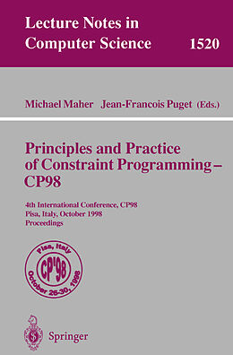 Kartonierter Einband Principles and Practice of Constraint Programming - CP98 von 