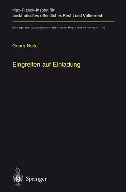 Fester Einband Eingreifen auf Einladung von Georg Nolte
