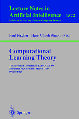 Kartonierter Einband Computational Learning Theory von 