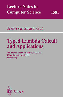 Kartonierter Einband Typed Lambda Calculi and Applications von 