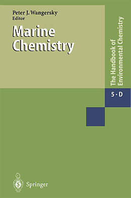 Livre Relié Marine Chemistry de 