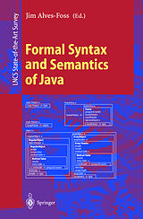 Couverture cartonnée Formal Syntax and Semantics of Java de 