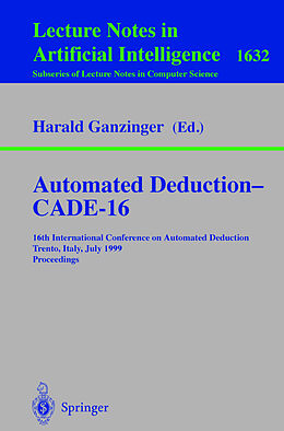 Kartonierter Einband Automated Deduction - CADE-16 von 
