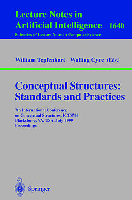Kartonierter Einband Conceptual Structures: Standards and Practices von 