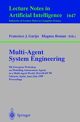 Kartonierter Einband Multi-Agent System Engineering von 