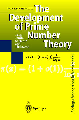 Fester Einband The Development of Prime Number Theory von Wladyslaw Narkiewicz