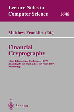 Kartonierter Einband Financial Cryptography von 