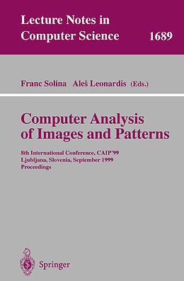 Kartonierter Einband Computer Analysis of Images and Patterns von 