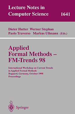 Kartonierter Einband Applied Formal Methods - FM-Trends 98 von 