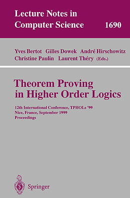 Kartonierter Einband Theorem Proving in Higher Order Logics von 