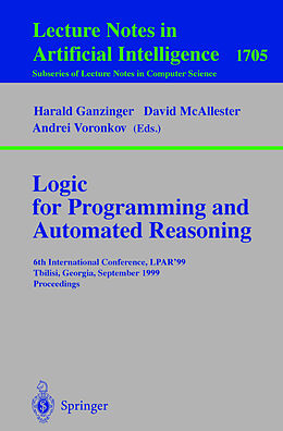 Kartonierter Einband Logic Programming and Automated Reasoning von 