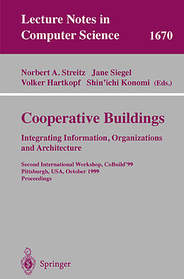 Kartonierter Einband Cooperative Buildings. Integrating Information, Organizations, and Architecture von 