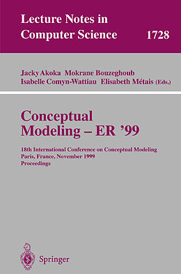 Kartonierter Einband Conceptual Modeling ER'99 von 