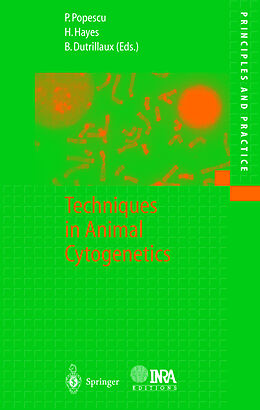 Livre Relié Techniques in Animal Cytogenetics de 