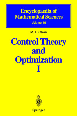 Fester Einband Control Theory and Optimization I von M.I. Zelikin
