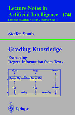 Kartonierter Einband Grading Knowledge von Steffen Staab