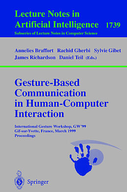 Kartonierter Einband Gesture-Based Communication in Human-Computer Interaction von 