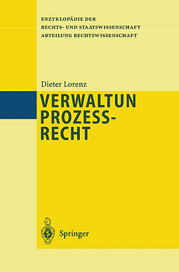 Fester Einband Verwaltungsprozeßrecht von Dieter Lorenz