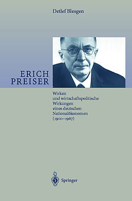 Fester Einband Erich Preiser von Detlef J. Blesgen