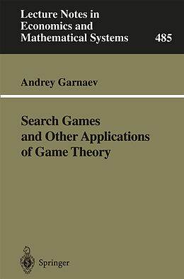 Kartonierter Einband Search Games and Other Applications of Game Theory von Andrey Garnaev