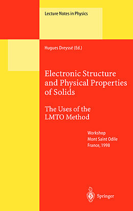 Fester Einband Electronic Structure and Physical Properties of Solids von 