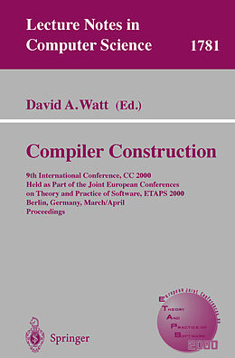 Kartonierter Einband Compiler Construction von 