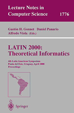 Kartonierter Einband LATIN 2000: Theoretical Informatics von 