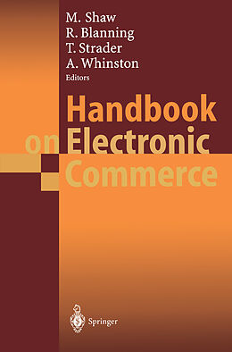 Couverture cartonnée Handbook on Electronic Commerce de 
