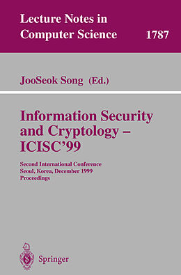 Kartonierter Einband Information Security and Cryptology - ICISC'99 von 