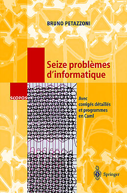 Couverture cartonnée Seize problèmes d'informatique de Bruno Petazzoni