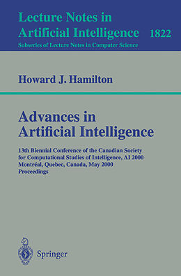 Kartonierter Einband Advances in Artificial Intelligence von Howard J. Hamilton