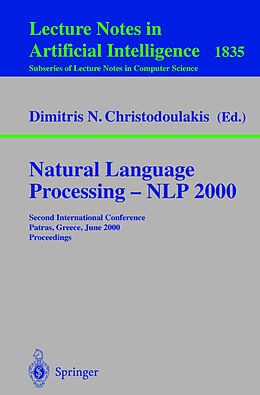 Kartonierter Einband Natural Language Processing - NLP 2000 von 