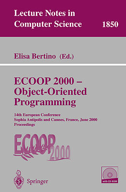 Kartonierter Einband ECOOP 2000 - Object-Oriented Programming von 