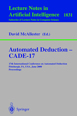 Kartonierter Einband Automated Deduction - CADE-17 von 