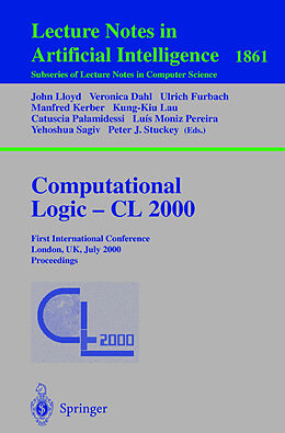 Kartonierter Einband Computational Logic   CL 2000 von 