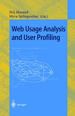 Kartonierter Einband Web Usage Analysis and User Profiling von 