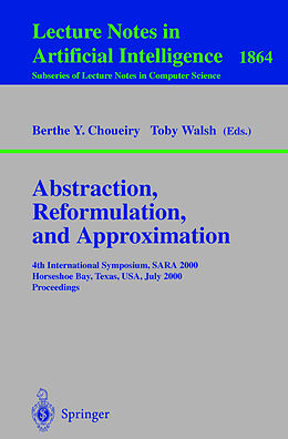 Kartonierter Einband Abstraction, Reformulation, and Approximation von 