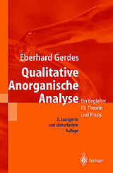 Kartonierter Einband Qualitative Anorganische Analyse von Eberhard Gerdes