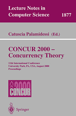 Kartonierter Einband CONCUR 2000 - Concurrency Theory von 