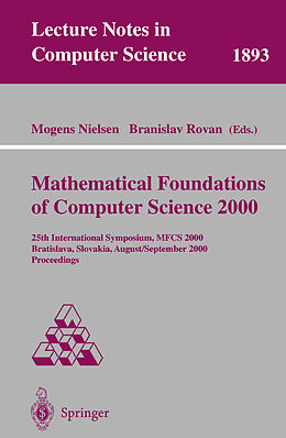 Kartonierter Einband Mathematical Foundations of Computer Science 2000 von 