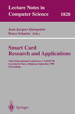 Kartonierter Einband Smart Card. Research and Applications von 