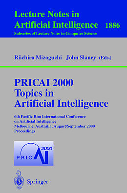 Kartonierter Einband PRICAI 2000 Topics in Artificial Intelligence von 