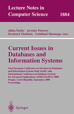 Kartonierter Einband Current Issues in Databases and Information Systems von 