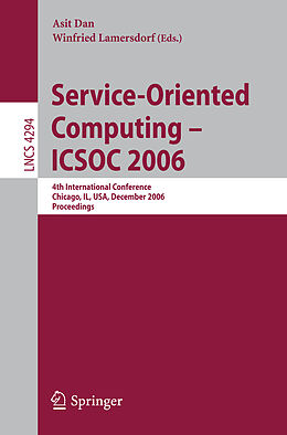 Kartonierter Einband Service-Oriented Computing - ICSOC 2006 von 