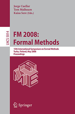 Kartonierter Einband FM 2008: Formal Methods von 
