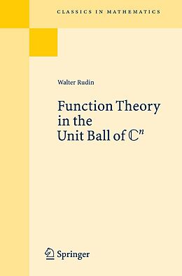 E-Book (pdf) Function Theory in the Unit Ball of Cn von Walter Rudin