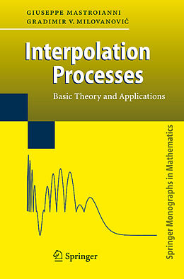 Fester Einband Interpolation Processes von Gradimir Milovanovic, Giuseppe Mastroianni