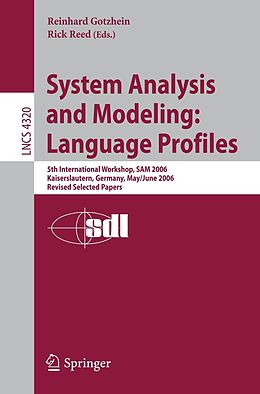 E-Book (pdf) System Analysis and Modeling: Language Profiles von 