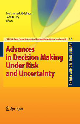 eBook (pdf) Advances in Decision Making Under Risk and Uncertainty de H. Peters, S. H. Tijs, Mohammed Abdellaoui