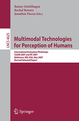 Couverture cartonnée Multimodal Technologies for Perception of Humans de 